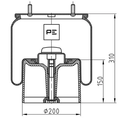 Bellow, air suspension